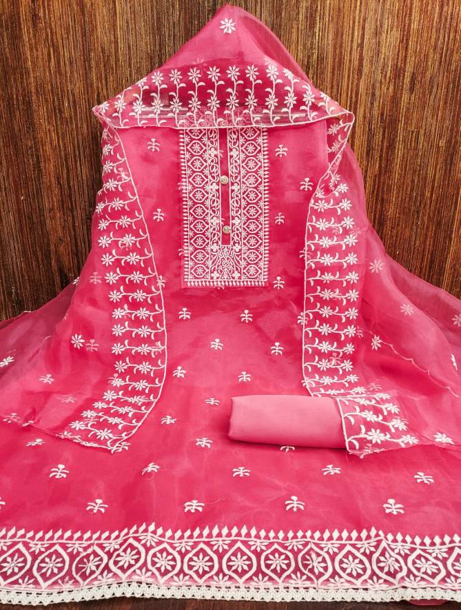 Ds Designer Georgette Multi Work Non Catalog Dress Material Wholesale Price In Surat
